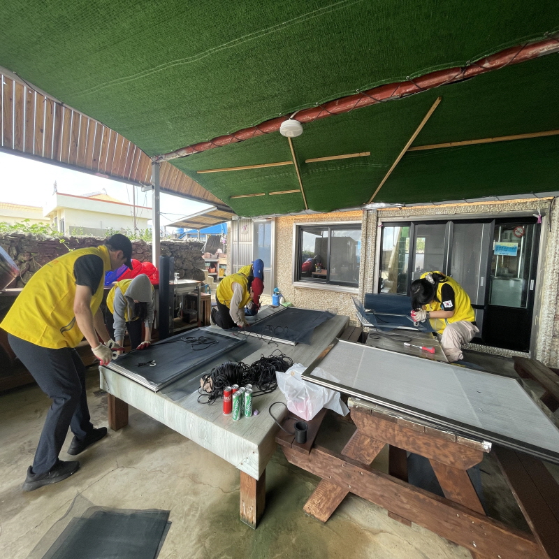 찾아가는 이동복지관 봉사활동1