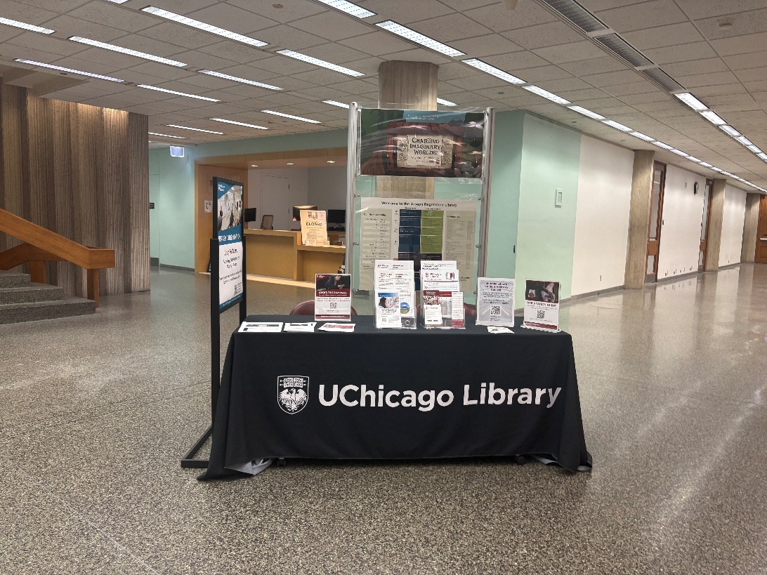 WELCOME TABLE, 이용방법, 투어 일정 등의 정보를 전시했다