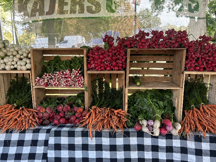 그린시티마켓, 당근들이 즐비되어 있다