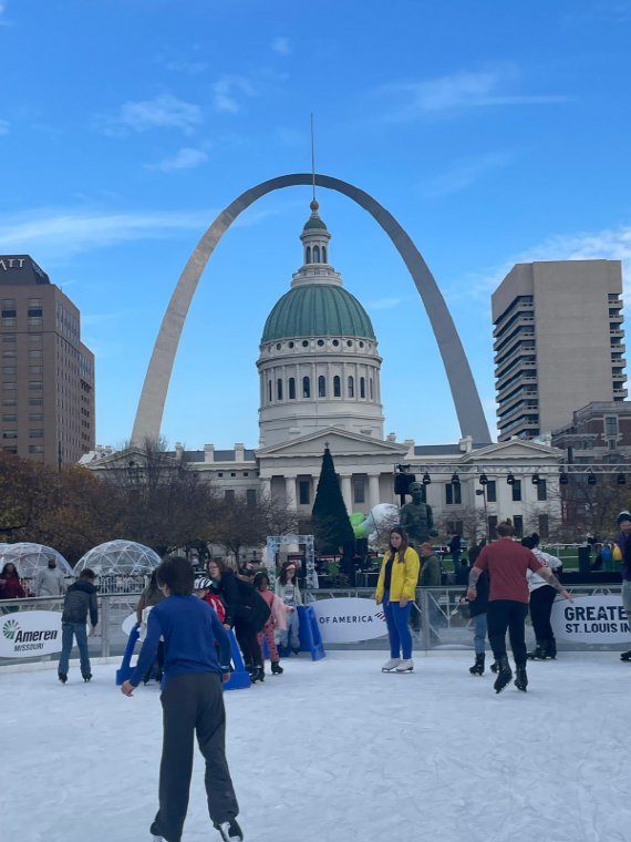  아이스 스케이팅장, 사람들이 스케이트를 타는 모습