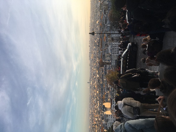 파리 몽마르트에서 바라본 파리시내의 모습