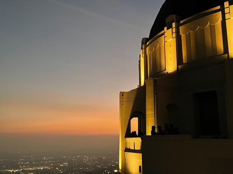 그리피스 천문대의 모습 