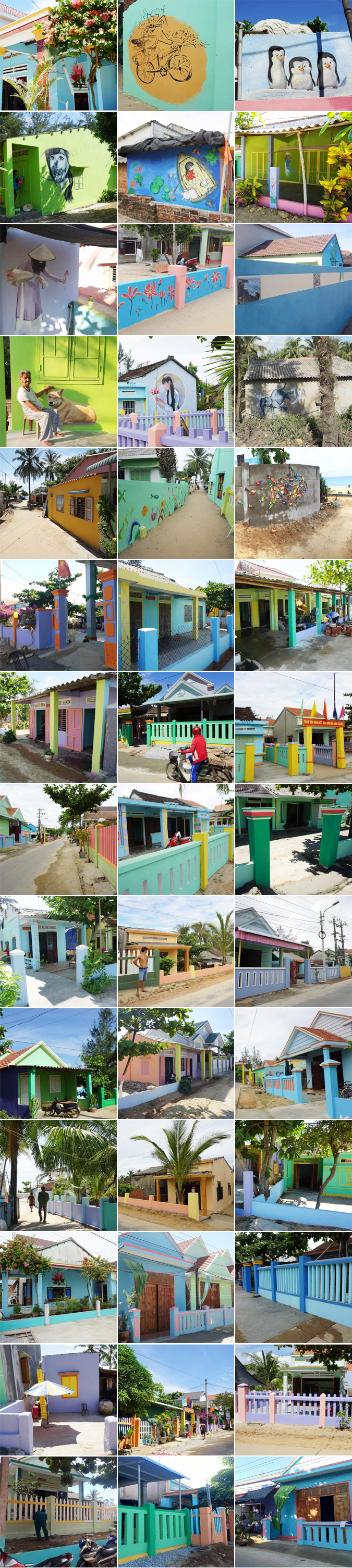 베트남 최초로 들어선 한국식 벽화마을