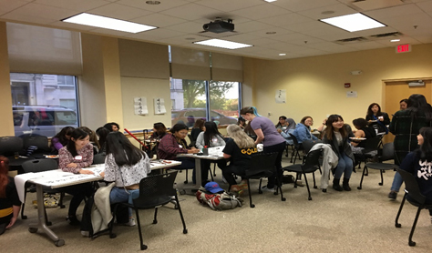 10월 9일 한글날 기념 서예 쓰기 체험 