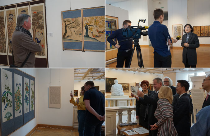 Special Exhibition of Korean Minhwa Opened at Belarusian National Art Museum