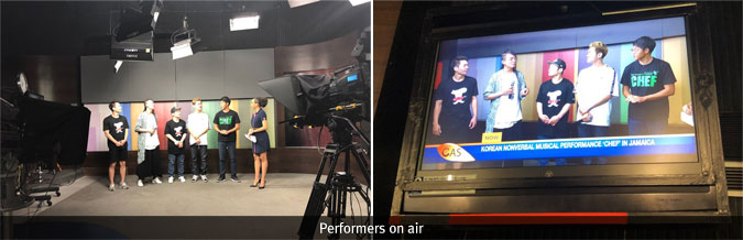 Performers on air
