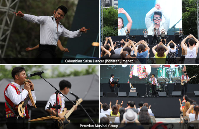 Colombian Salsa Dancer Jhonatan Jimenez /Peruvian Musical Group 