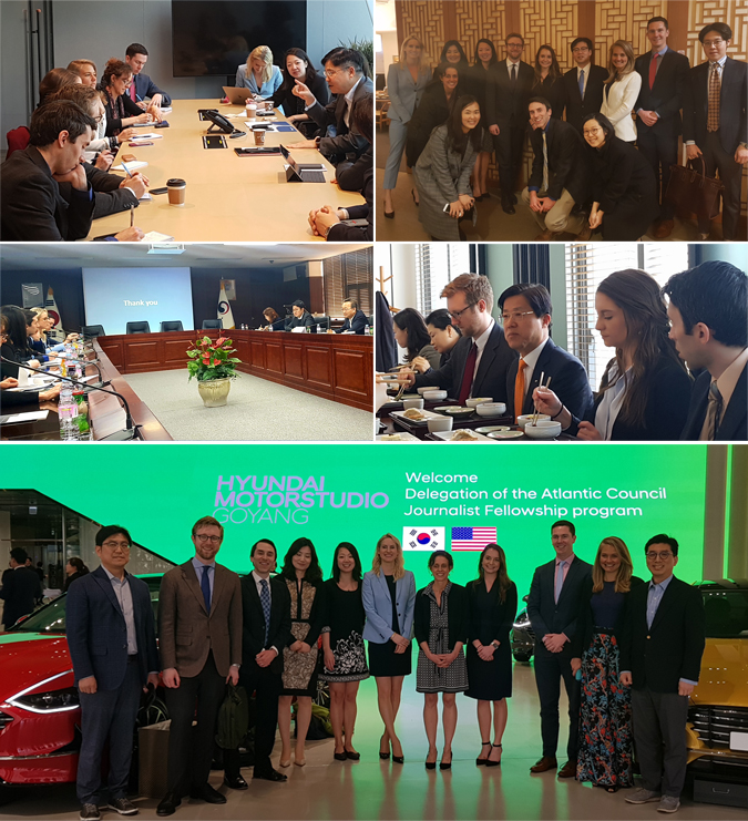 SKT 면담/여한구 통상교섭실장 만찬 간담회/김남중 통일정책실장 면담/오찬/현대차 면담