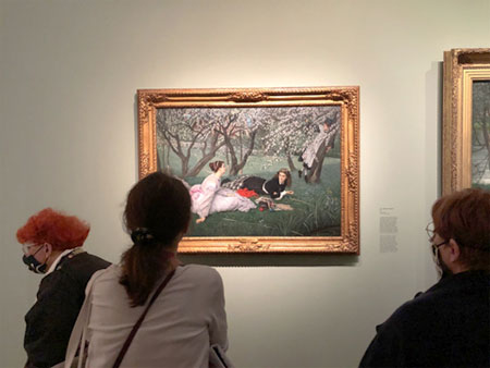 사진5. James Tissot전(展) 중 ‘Le printemps’