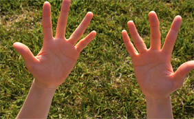 Glittering Hands