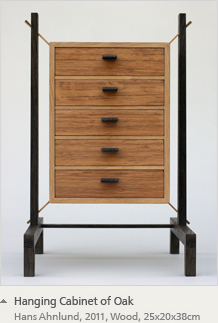 Hanging Cabinet of Oak Hans Ahnlund, 2011, Wood, 25x20x38츠