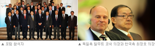 한국과 독일의 강한 연대와 협력을 도모하다