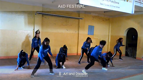 지진 재난 피해지역 아동 대상 IT교육 및 현대무용 워크숍