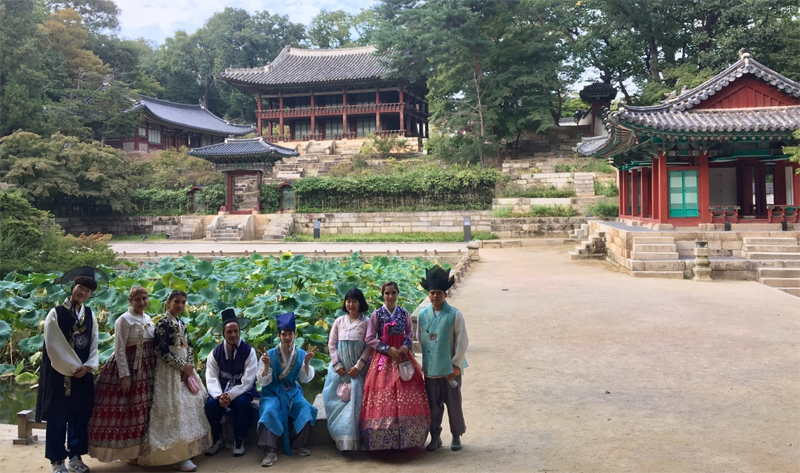 고궁에서의 가을 그리고 한복 체험 