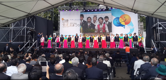 한일국교정상화 50주년기념 한일청소년 합창공연 개최