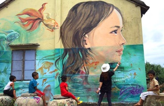 한-베 공동체 미술교류사업 'Art for a Better Community' 베트남 최초로 들어선 한국식 벽화마을