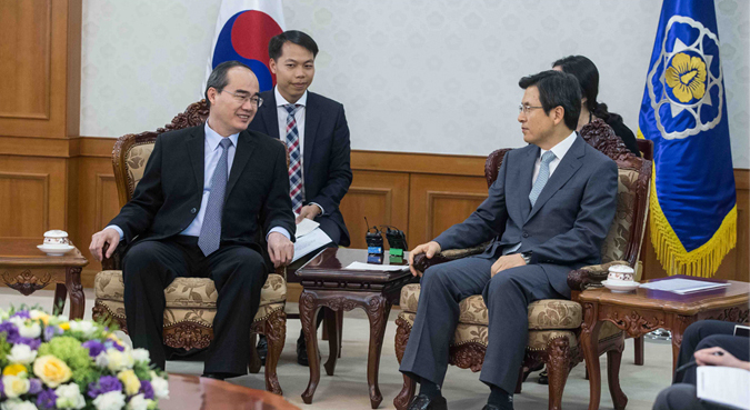 Nguyễn Thiện Nhân (응엔 티엔 년) 베트남 조국전선위원장 일행 초청