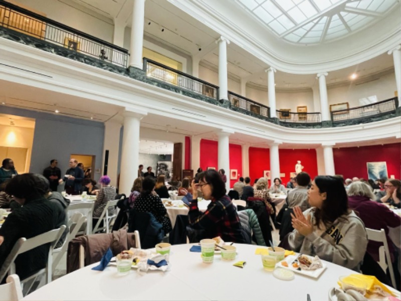 library winter party