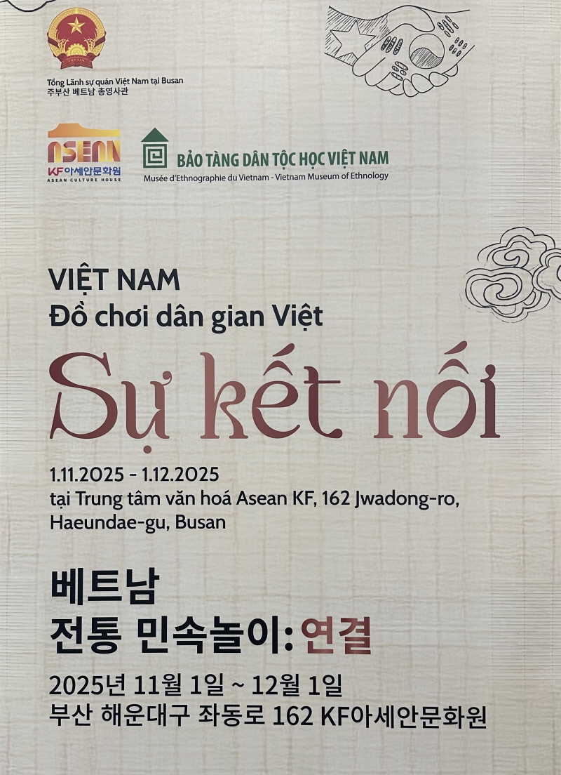 2025 베트남 민족학박물관-KF아세안문화원 MOU체결 기념 특별전시  <베트남 전통 민속놀이: 연결> 